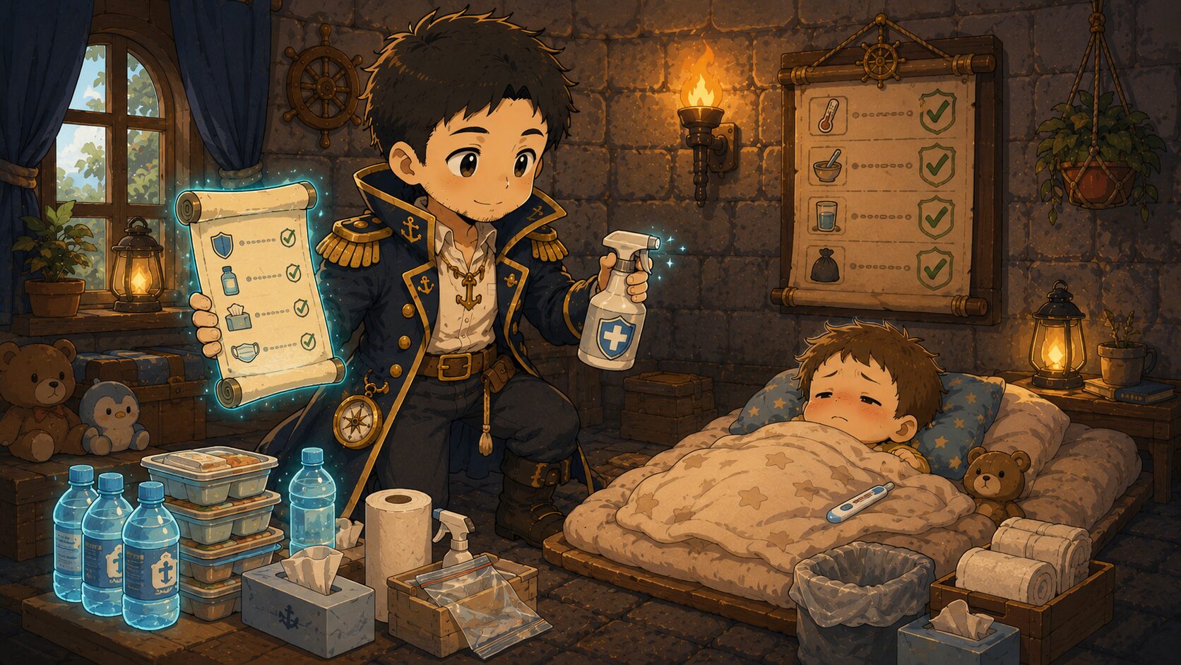 ノロウイルスダンジョン攻略記​〜家族全滅を防ぐための全記録〜